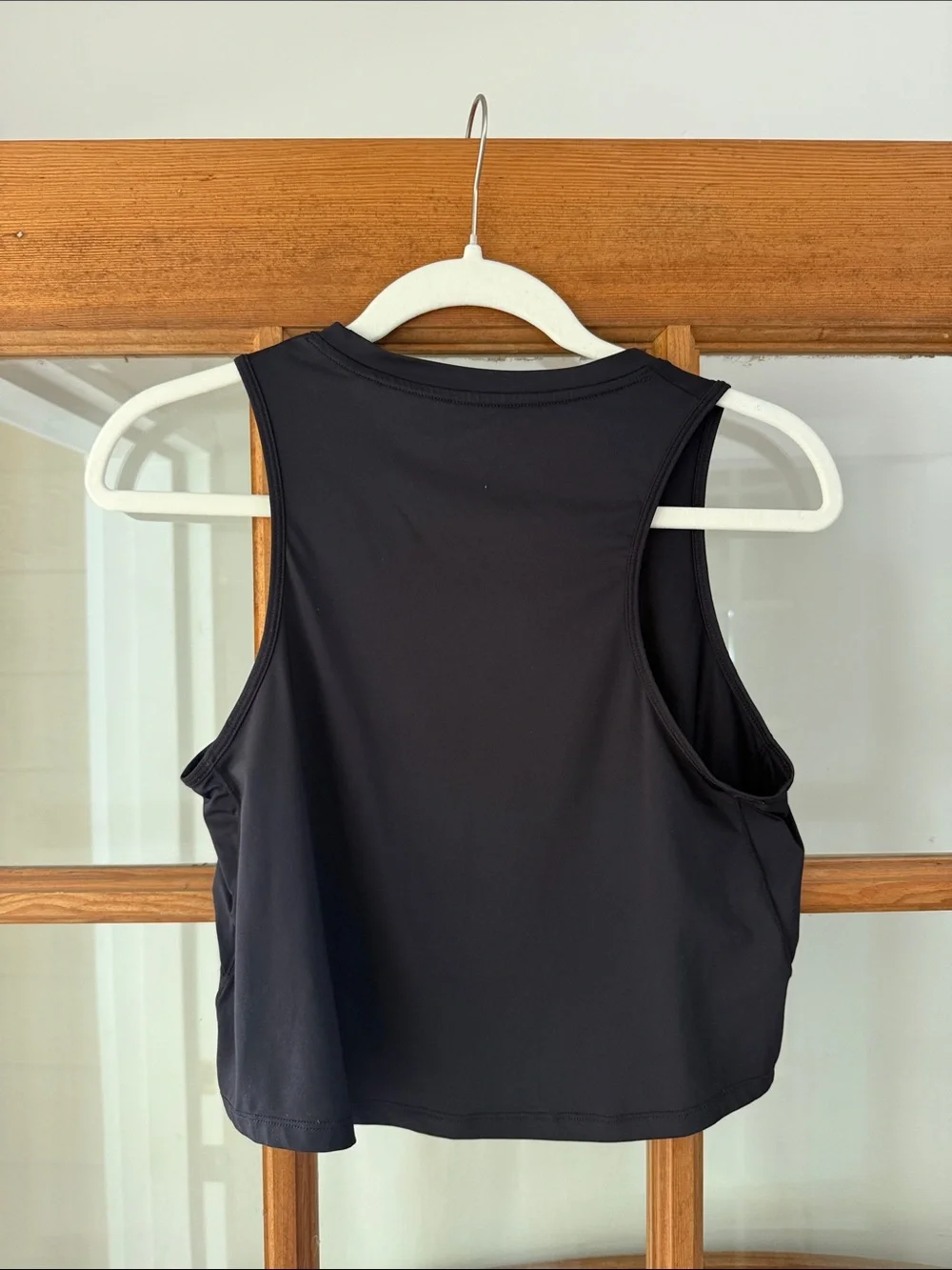 Set of 3 Nike Cropped Athletic Tanks with Silver Swoosh